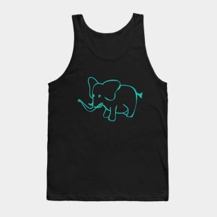 Elegant Elephant Tank Top